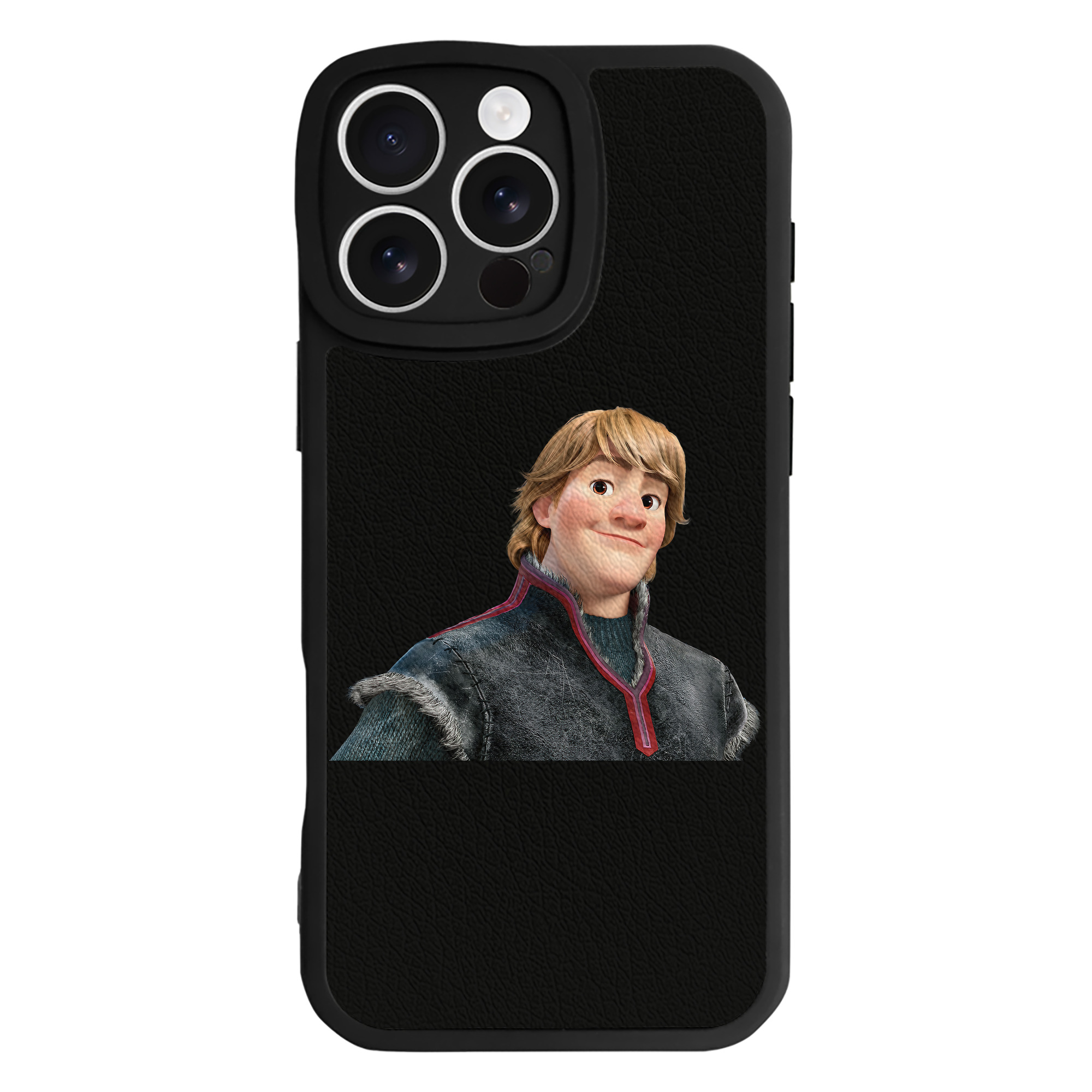 （画像用） アナと雪の女王 アンナ エルサ Frozen Anna Elsa 【iPhone 16シリーズ対応】シリコンスマホケース（レザー調） 材質：シリコン